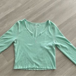 American Eage small ribbed long sleeve shirt